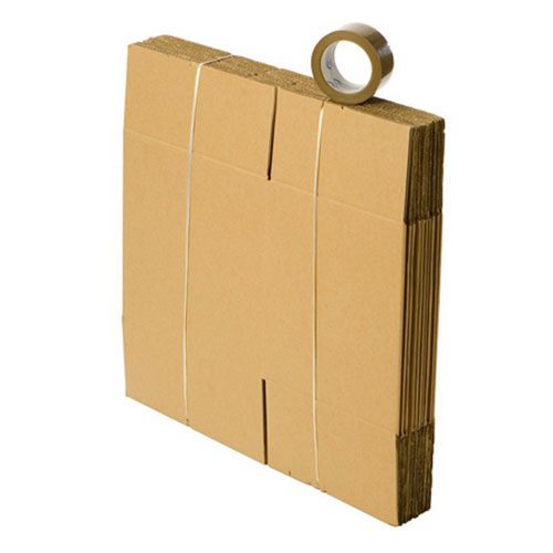 Kit de Déménagements ou d'Expéditions 10 cartons 30x20x9 + rouleau